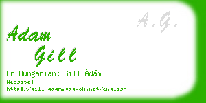 adam gill business card